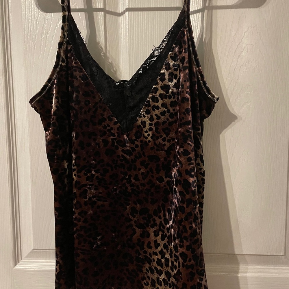 Animal print tank top